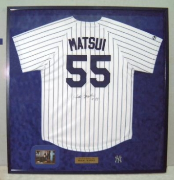 松井秀喜NYヤンキースユニフォーム額縁