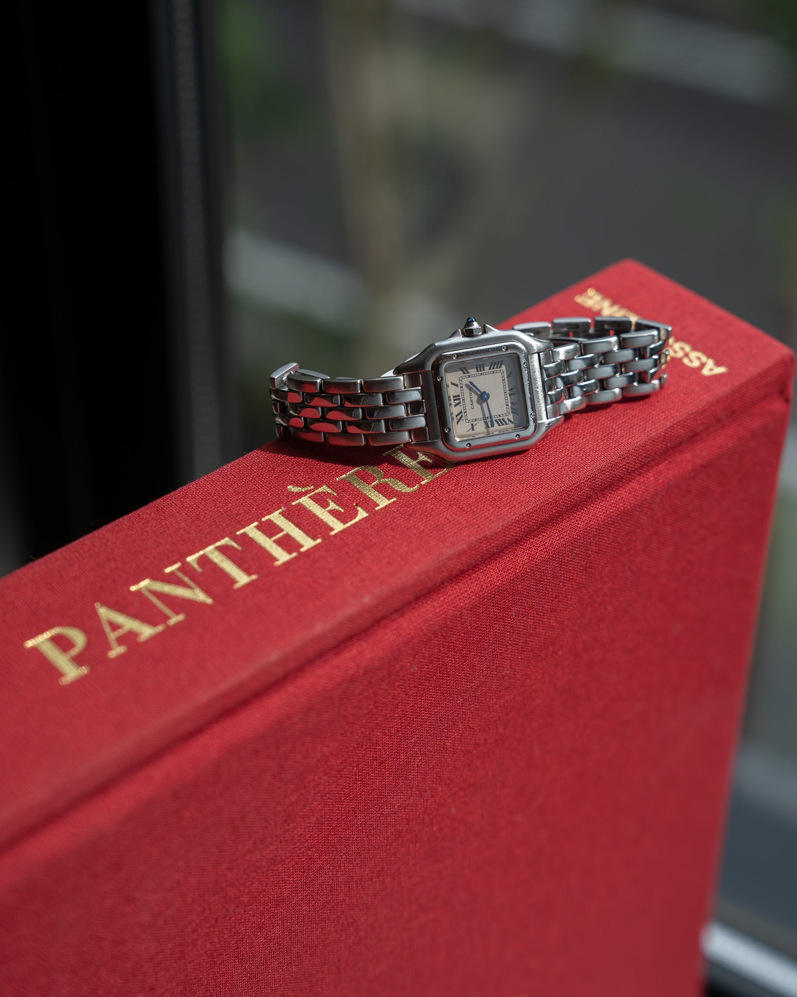 Cartier Panthere SM in steel ref. 1320, box & papers – Special Dial