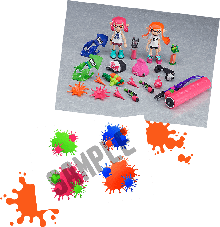 Splatoon』figma Splatoon ガール 特設サイト | グッドスマイルカンパニー