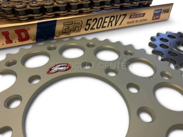 KAWASAKI Ninja 250 ('8-12) RENTHAL Race Sprocket Set with 520 Chain