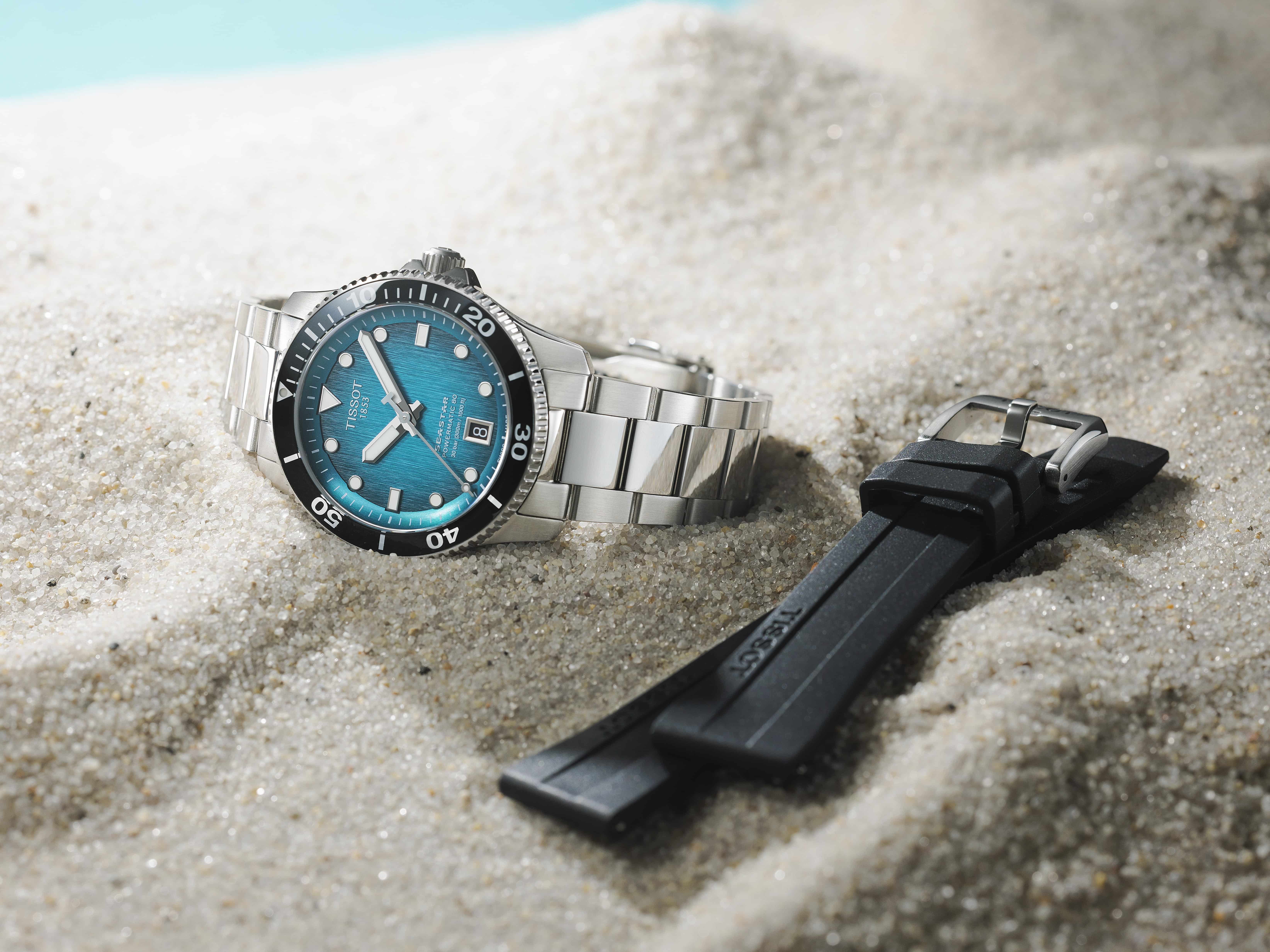 夏の腕元を彩る「ティソ シースター ストラップキャンペーン」。直営