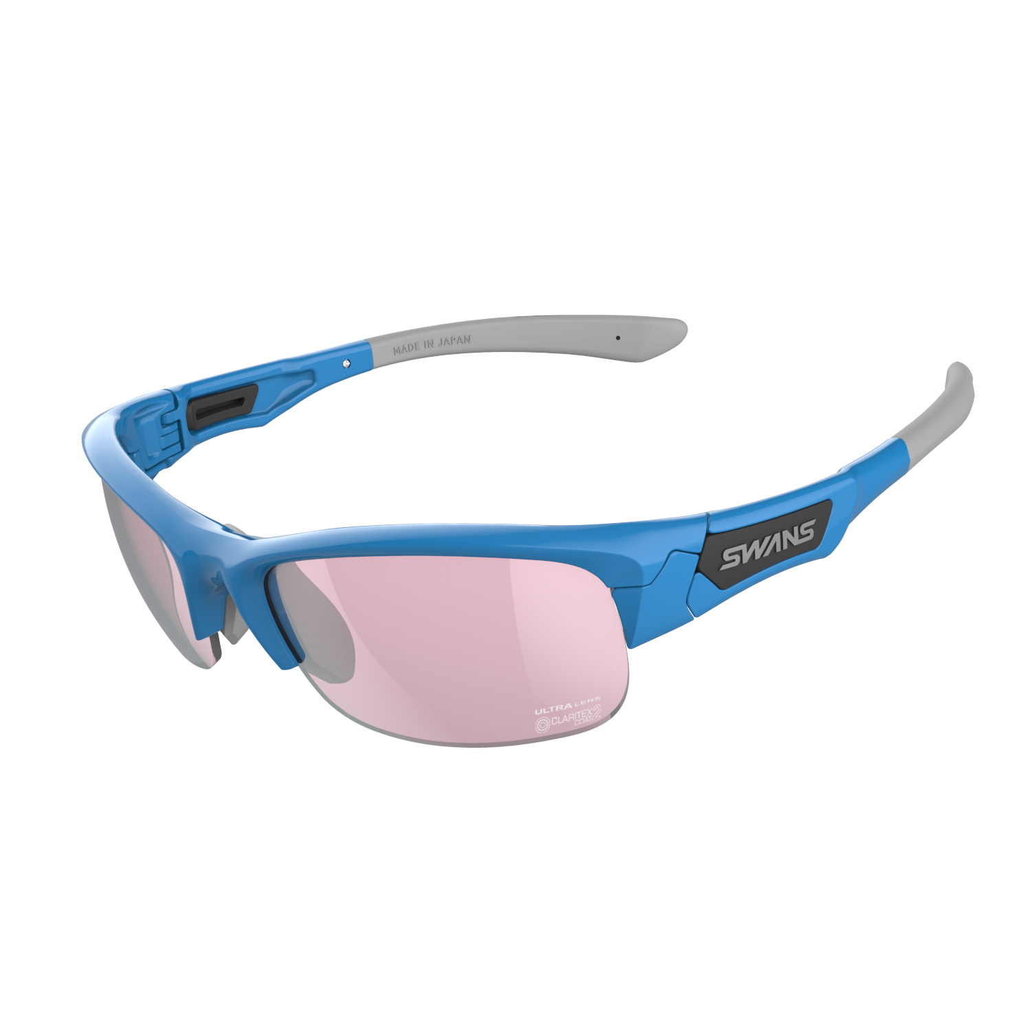 SWANS 青 ゴーグル 赤レンズ SWANS（スワンズ） 水泳 レーシング