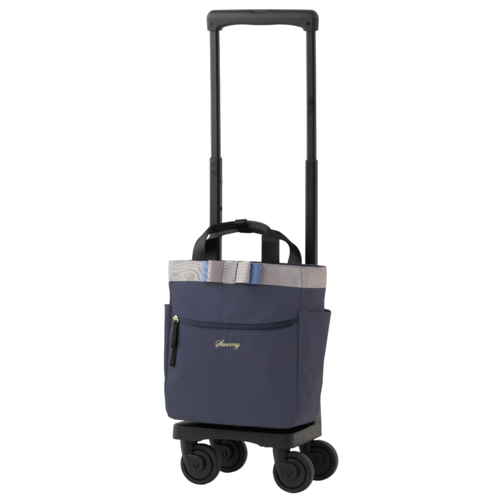 D-675 ルバンド(TS18) ネイビー <低振動・低騒音のT2キャスター・4輪