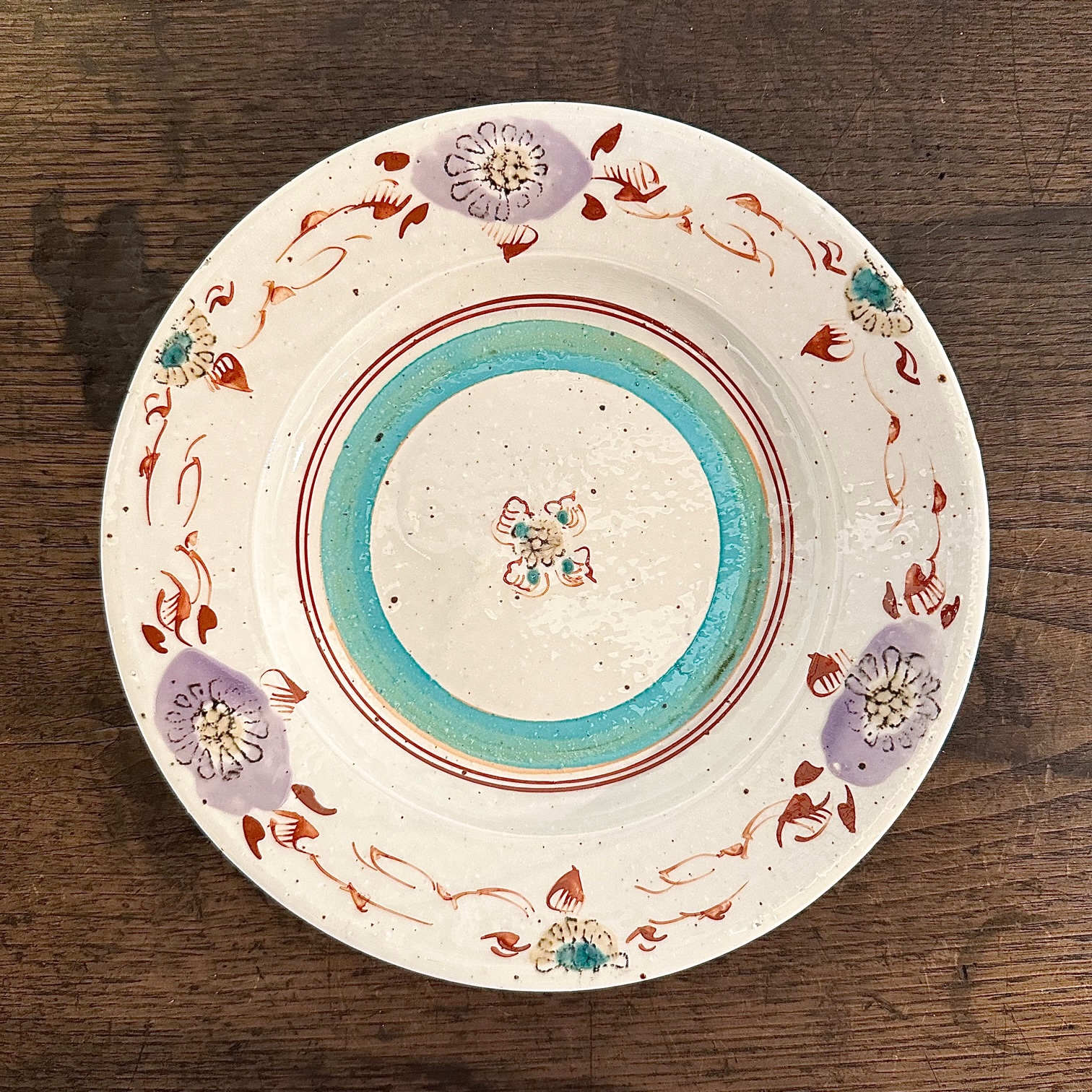 砥部焼 中田窯 7寸リム皿 | 服と工藝 SWITCH｜福島県福島市のセレクト