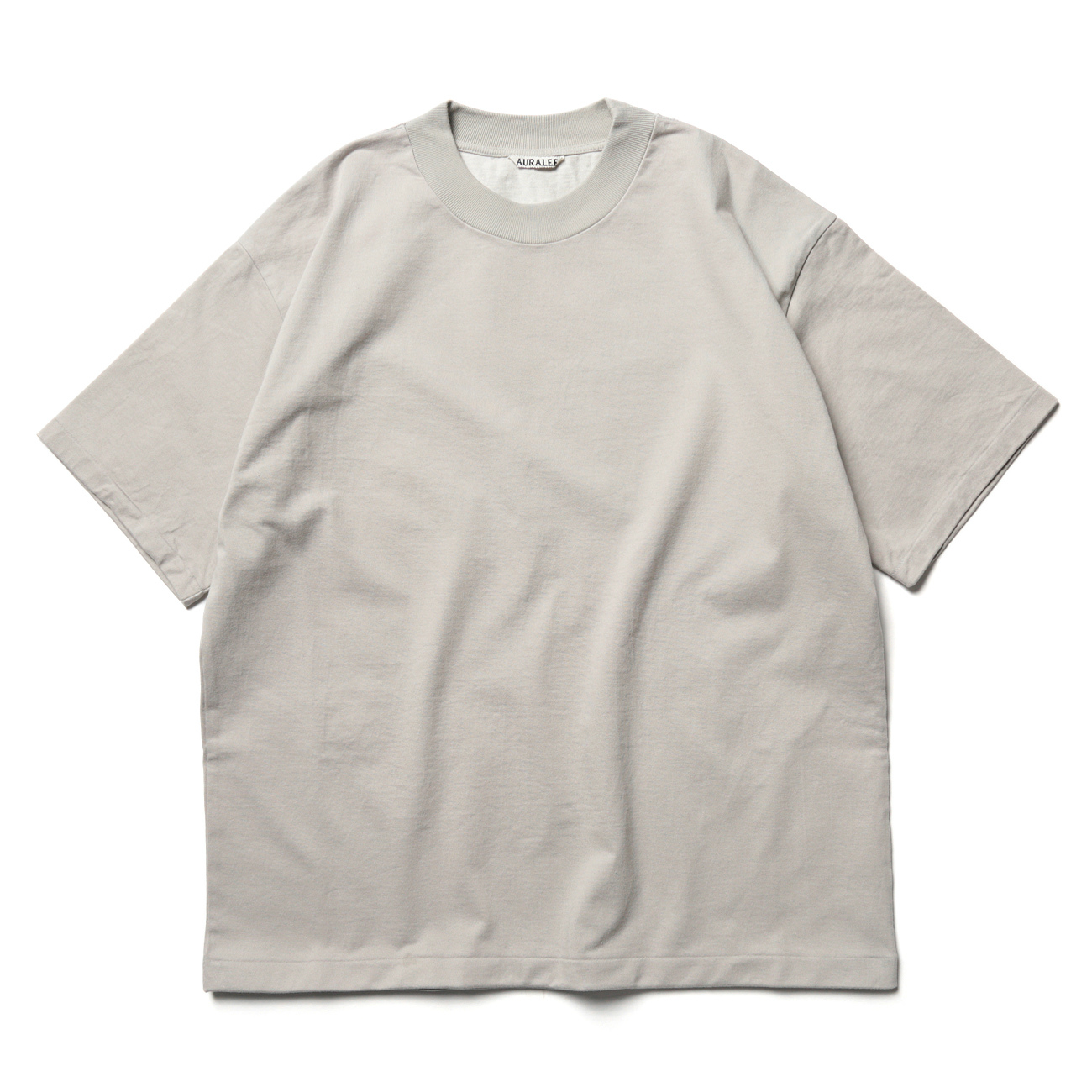 AURALEE / オーラリー | STAND UP TEE (メンズ) - Pale Gray | 通販