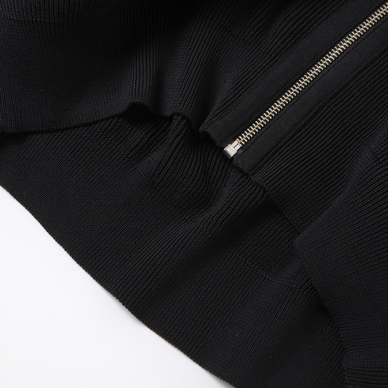 YOKE / ヨーク | RIB ZIP-UP CARDIGAN - Black | 通販 - 正規取扱店