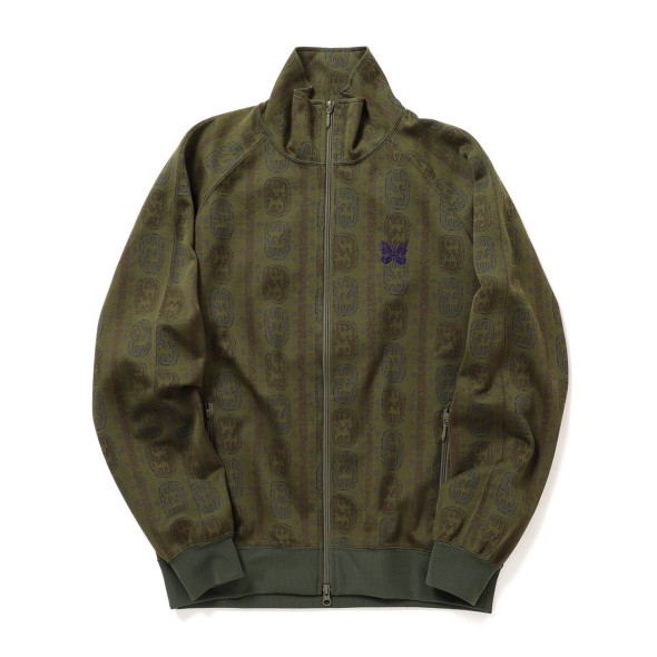 Needles / ニードルズ | Track Jacket - Poly Jacquard - Olive | 通販