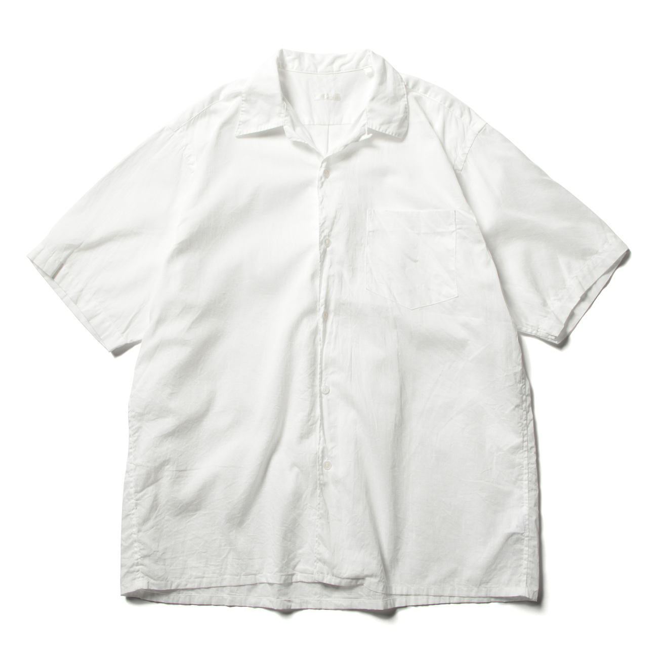 COMOLI / コモリ | ベタシャン オープンカラーシャツ - White | 通販