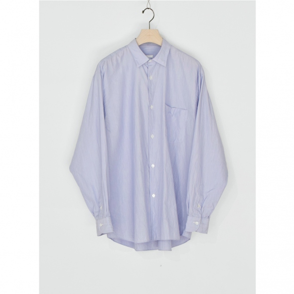 COMOLI / コモリ | コモリシャツ - Sax Stripe | 通販 - 正規取扱店