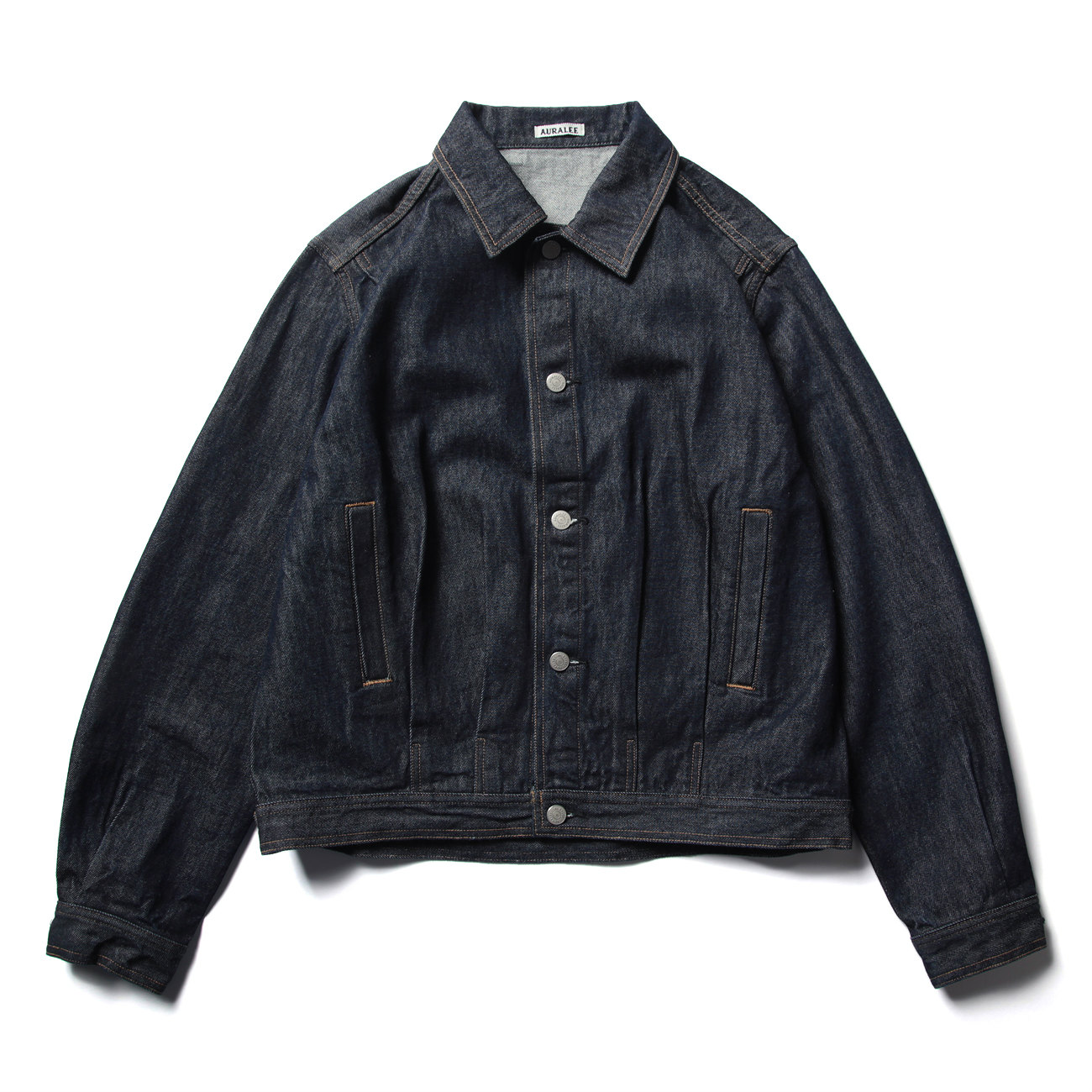 AURALEE / オーラリー | WASHED HARD TWIST DENIM BLOUZON (メンズ