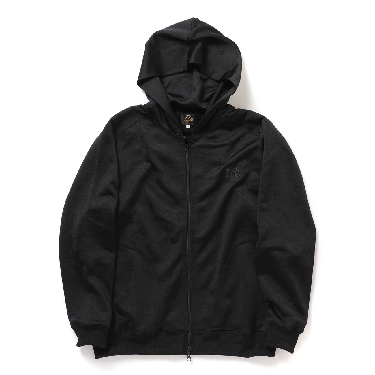 Needles / ニードルズ | Zipped Hoody - Bright Jersey - Black | 通販