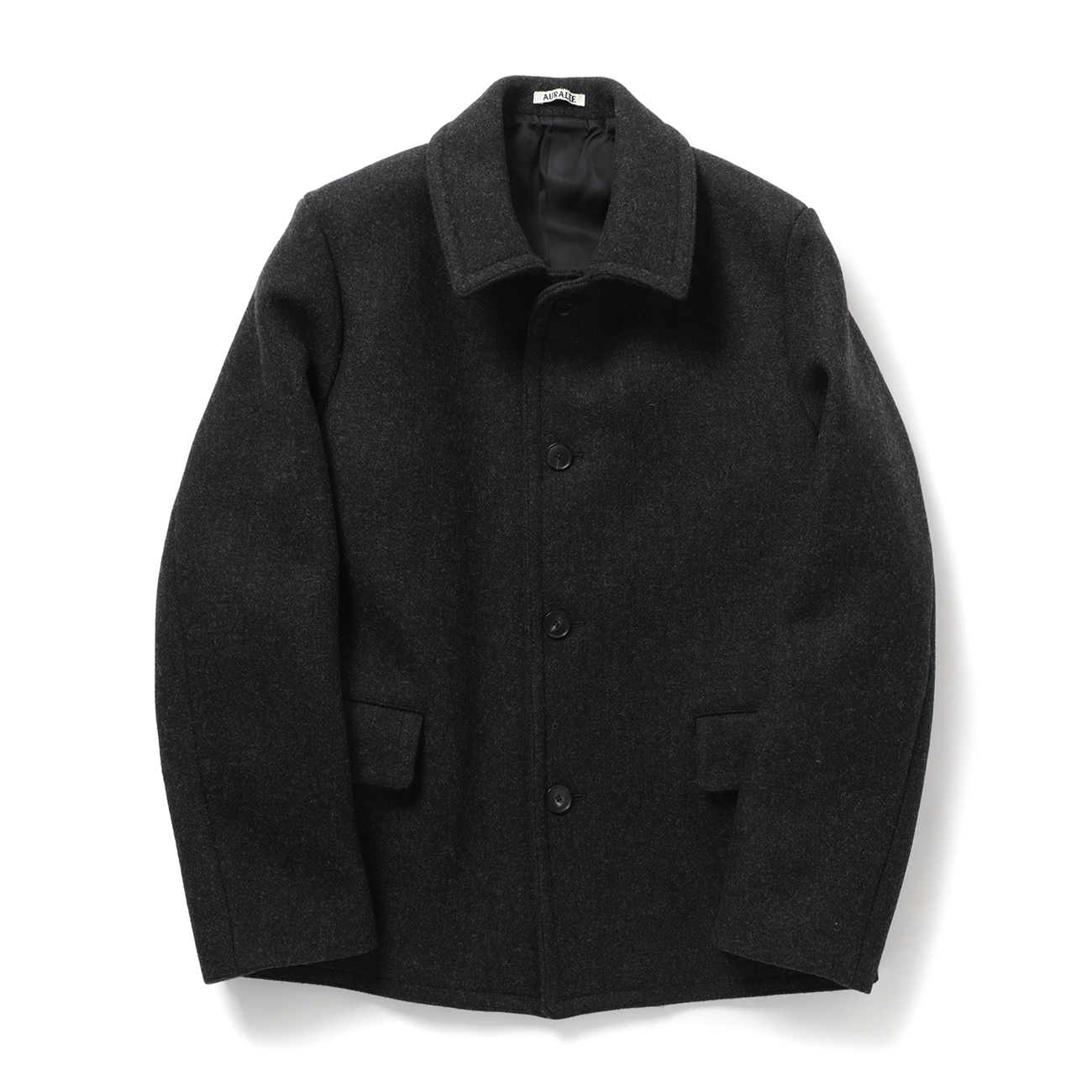 AURALEE / オーラリー | SHETLAND WOOL DOUBLE CLOTH BLOUSON (メンズ