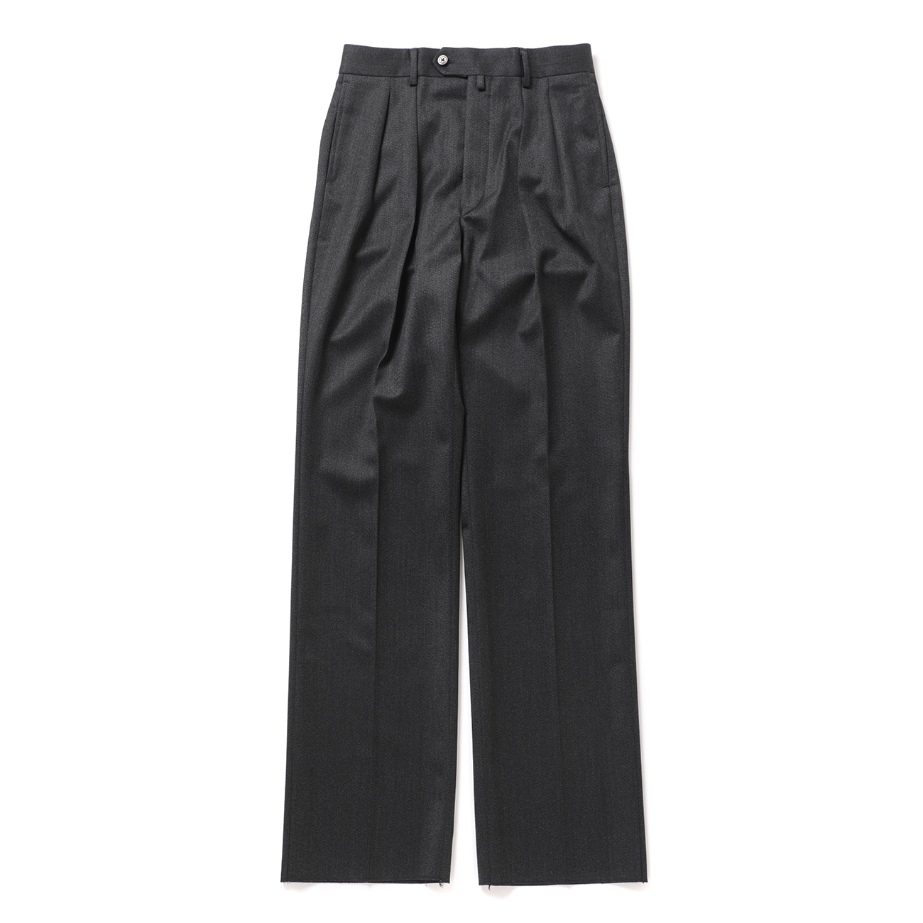 NEAT / ニート | Wool Tricotine Wide - Gray | 通販 - 正規取扱店