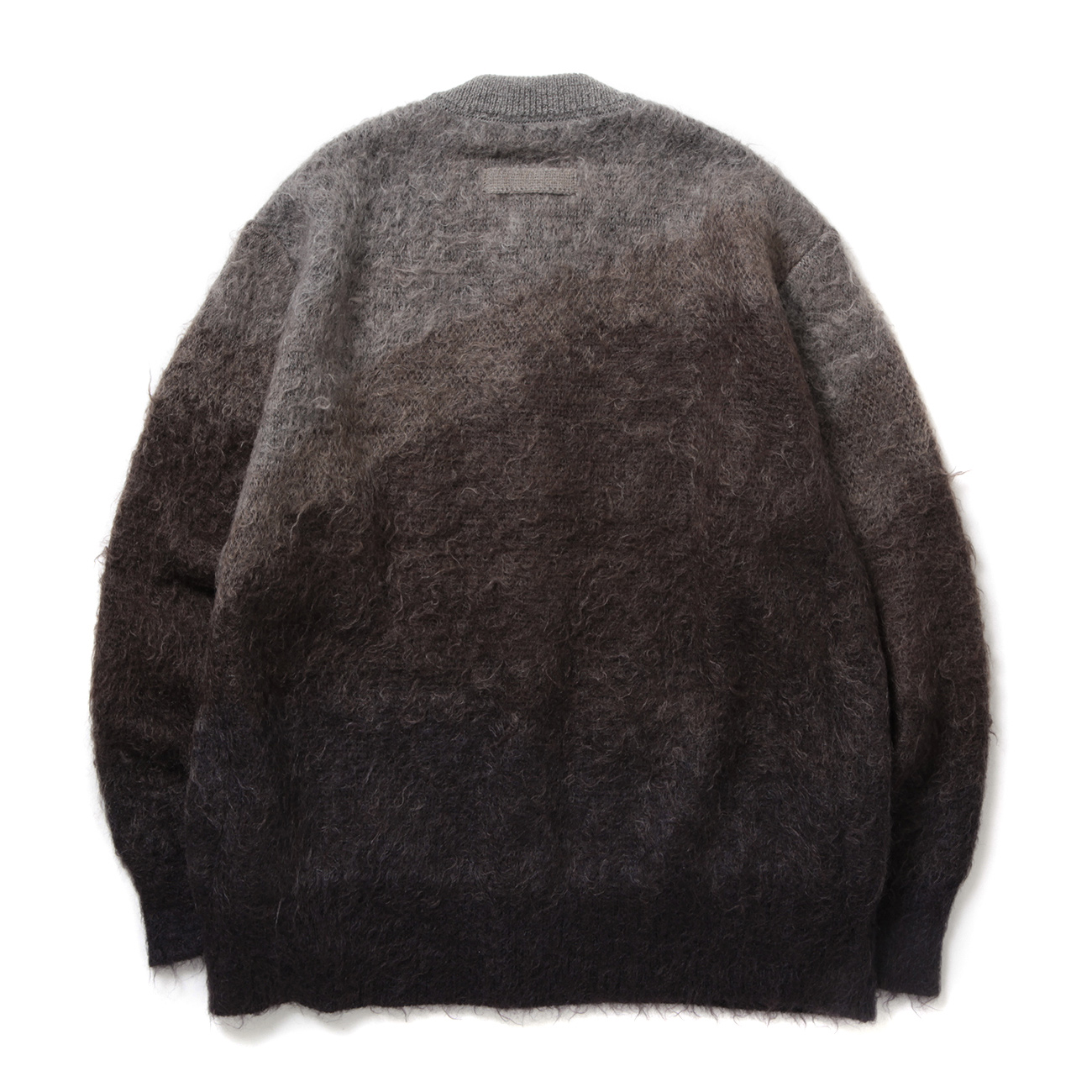 stein / シュタイン | GRADATION MOHAIR KNIT CARDIGAN - Brown Grey