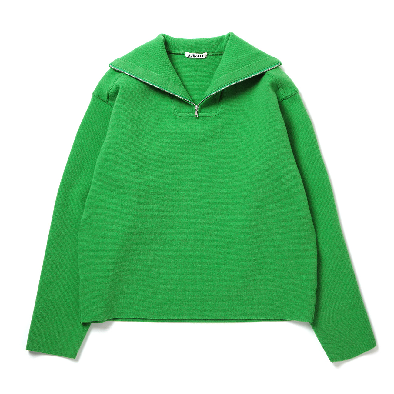 AURALEE / オーラリー | HEAVY MILANO RIB KNIT ZIP TURTLE
