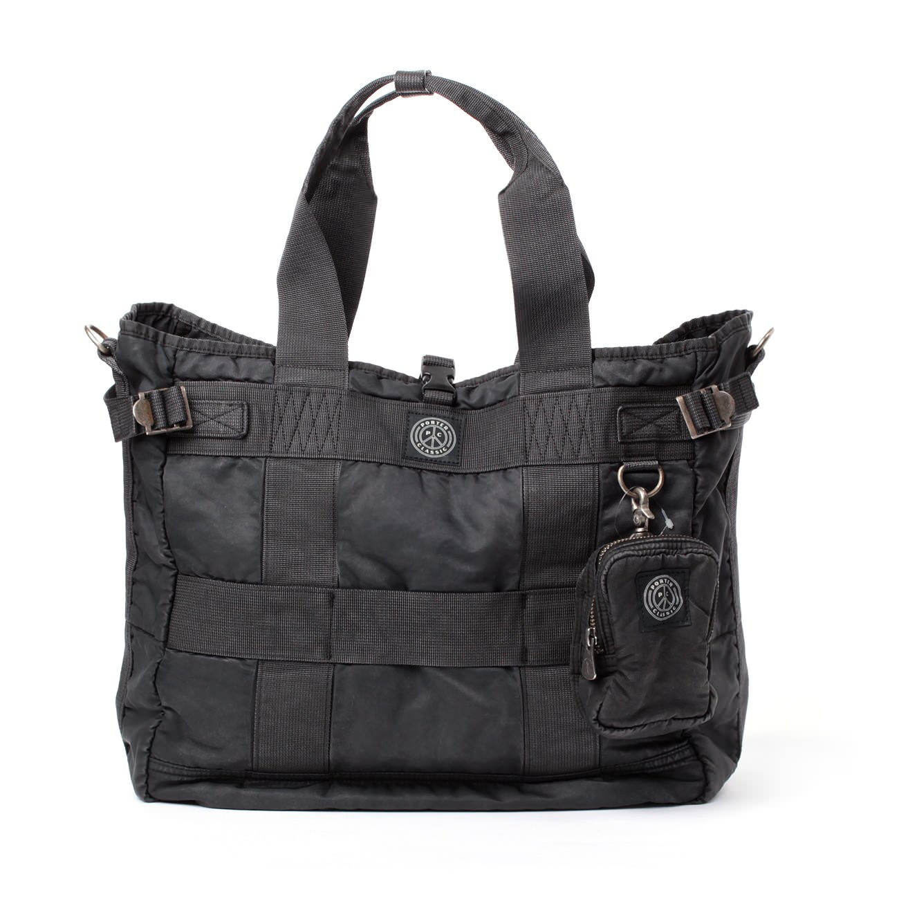 Porter Classic / ポータークラシック | SUPER NYLON TOTE BAG - Black