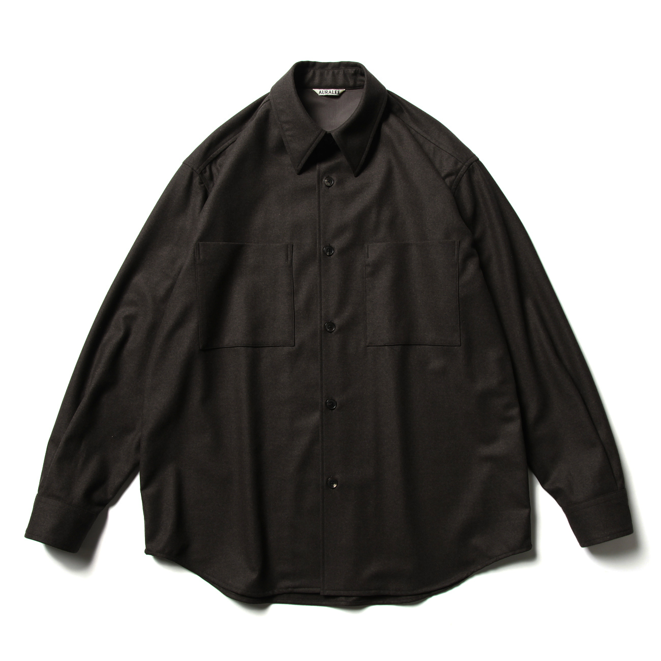 AURALEE / オーラリー | WOOL FULLING FLANNEL SHIRTS (メンズ) - Top