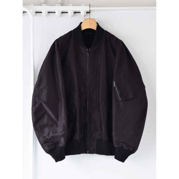 COMOLI / コモリ | コットンシルク MA-1 - Brown | 通販 - 正規取扱店