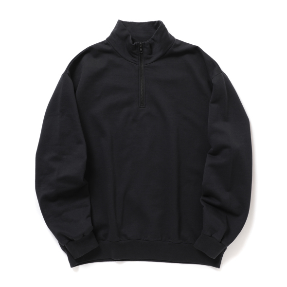AURALEE / オーラリー | ELASTIC HIGH GAUGE SWEAT HALF ZIP P/O