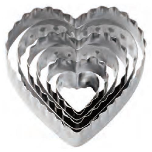 WILTON / カットアウト6pcハート（抜型）: 型・道具・その他 | 製菓