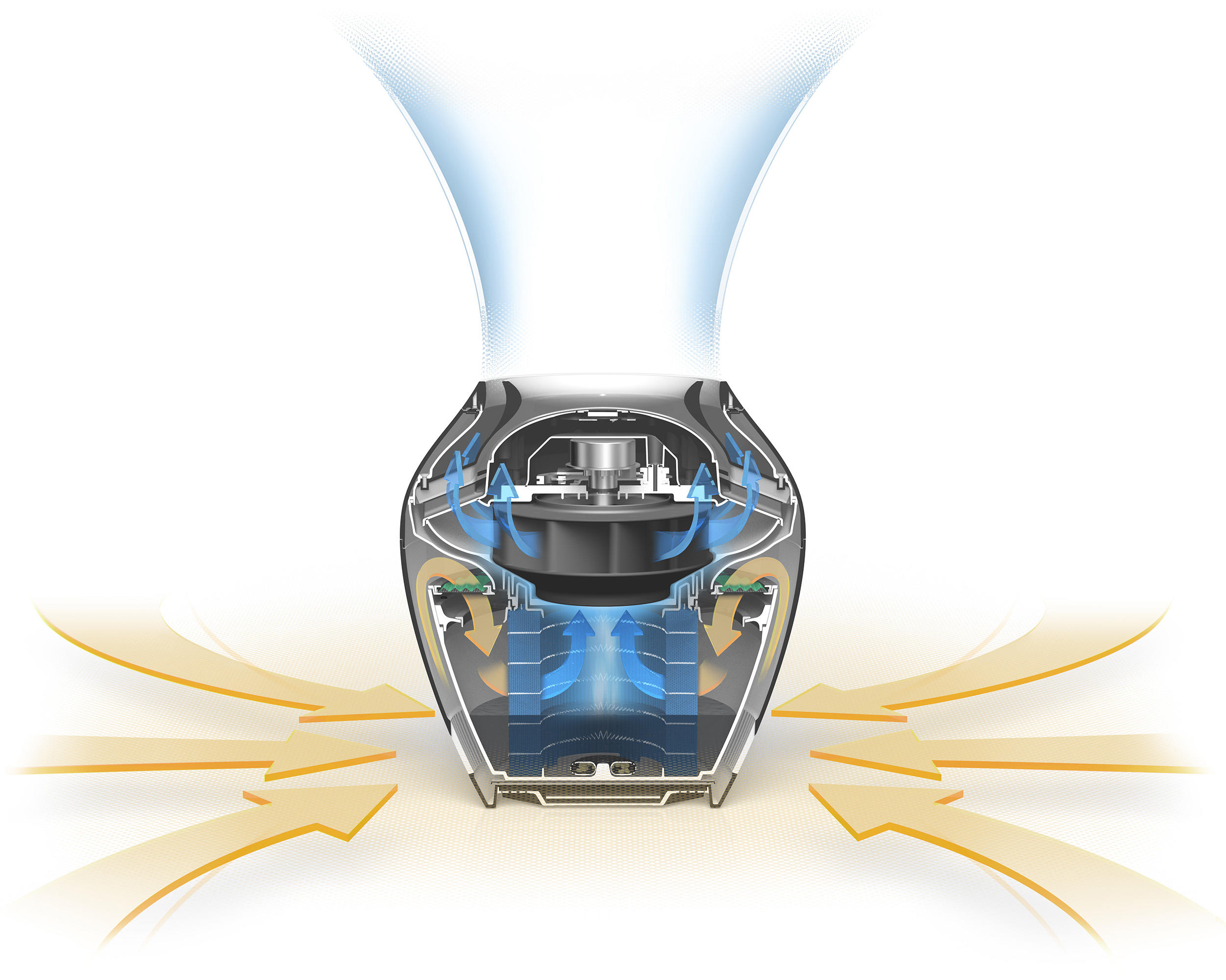 □BALMUDA (バルミューダ) 加湿器 Rain (レイン) ERN-1100SD-WK -の