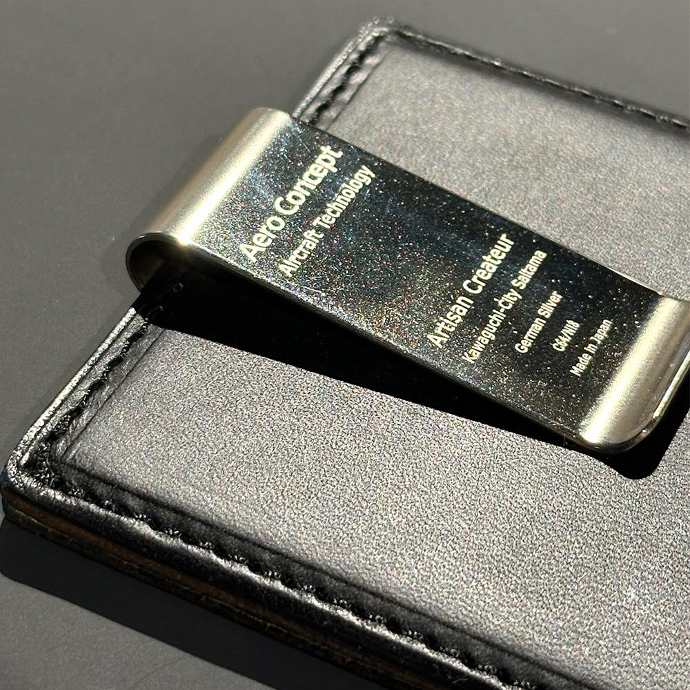 エアロコンセプト】Physique(マネークリップ）牛革｜ブラック Brand