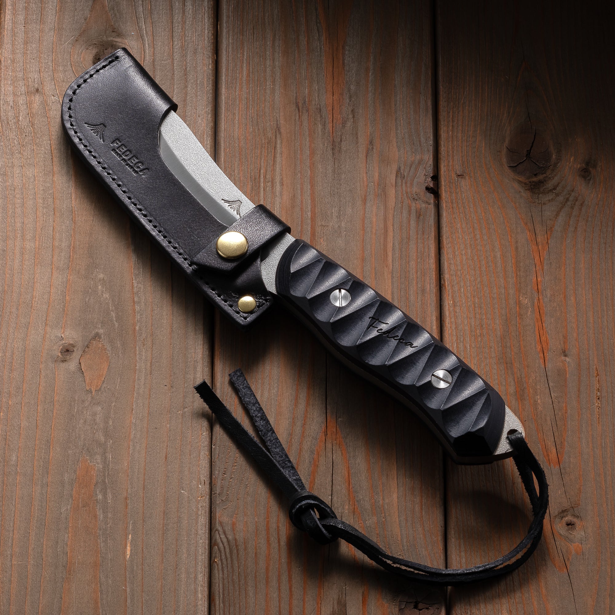 FEDECA ブッシュクラフトナイフ リップルブラック 25,850円【001079】