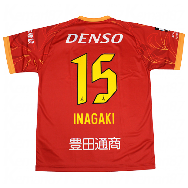 名古屋グランパス 2025 ホーム 半袖レプリカユニフォーム 15.稲垣祥