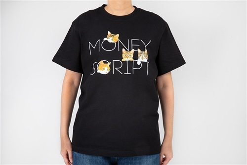 メンタリストDaiGo マネースクリプト猫Tシャツ ブラック S