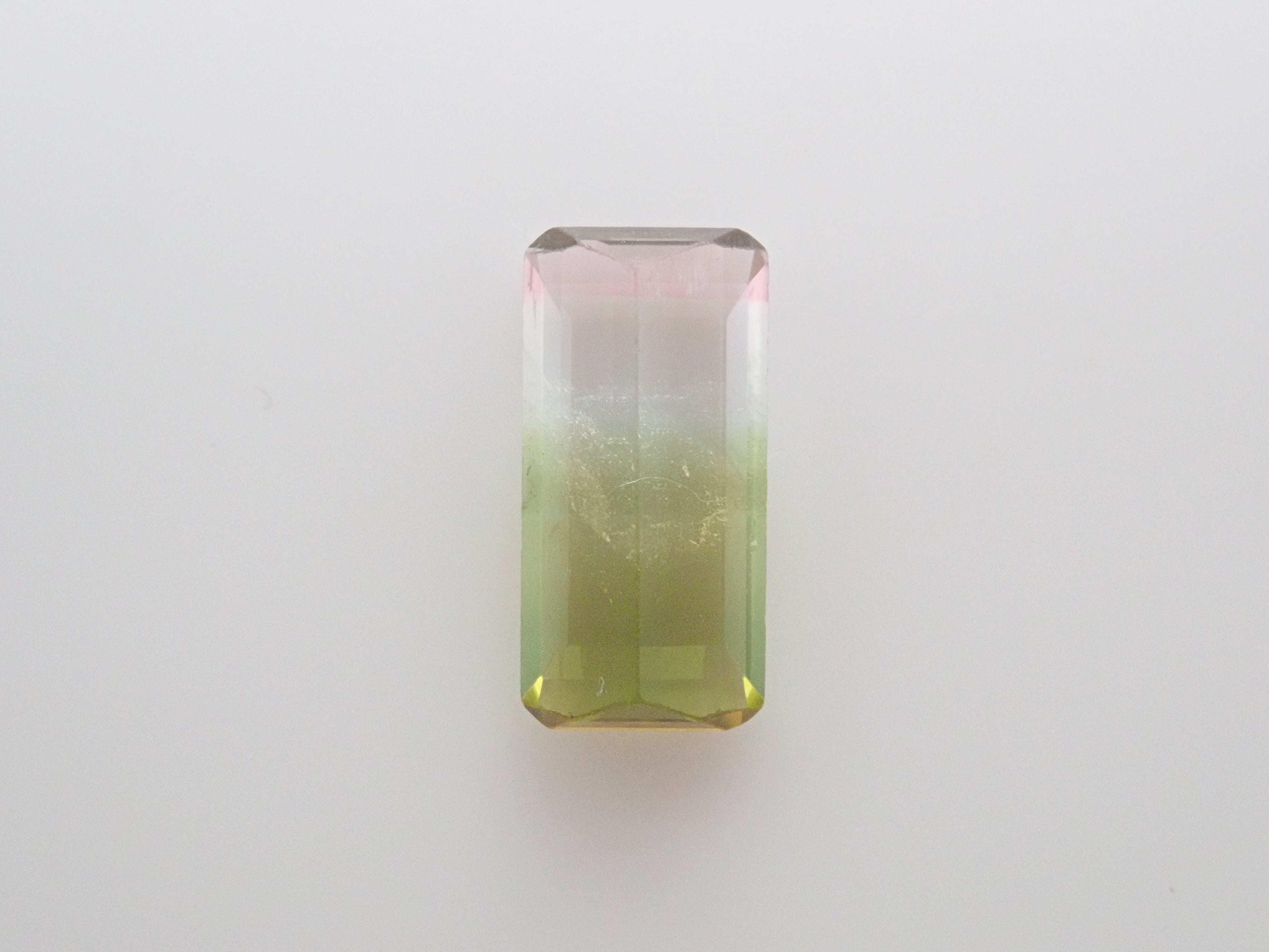 ブラジル産バイカラートルマリン 0.707ctルース