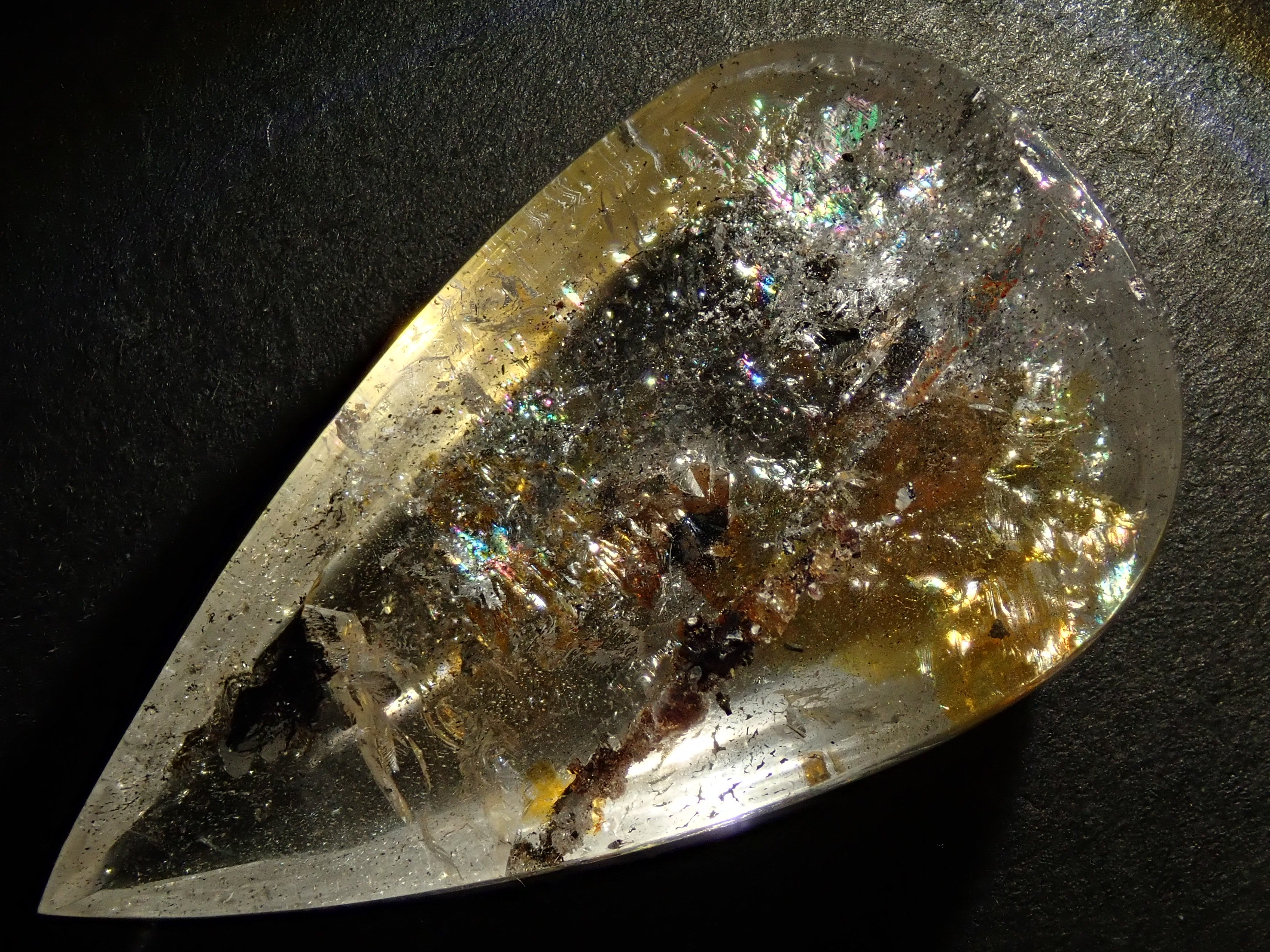 1/28 22時販売】ブラジル産パイライトインクォーツ 34.864ctルース