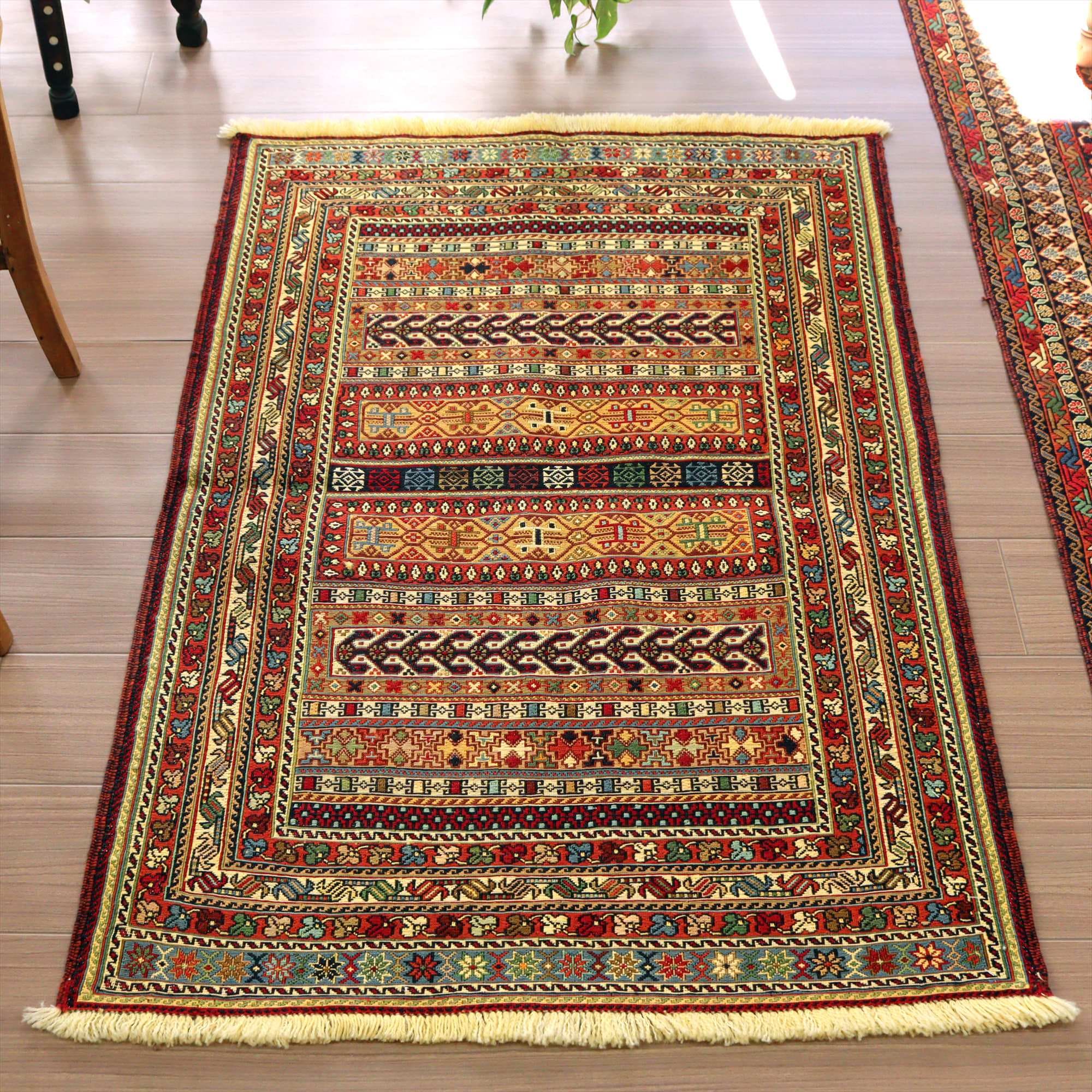 キリムスタイル / スマックキリム・シルジャン123×82cm ラフラ・幾何学