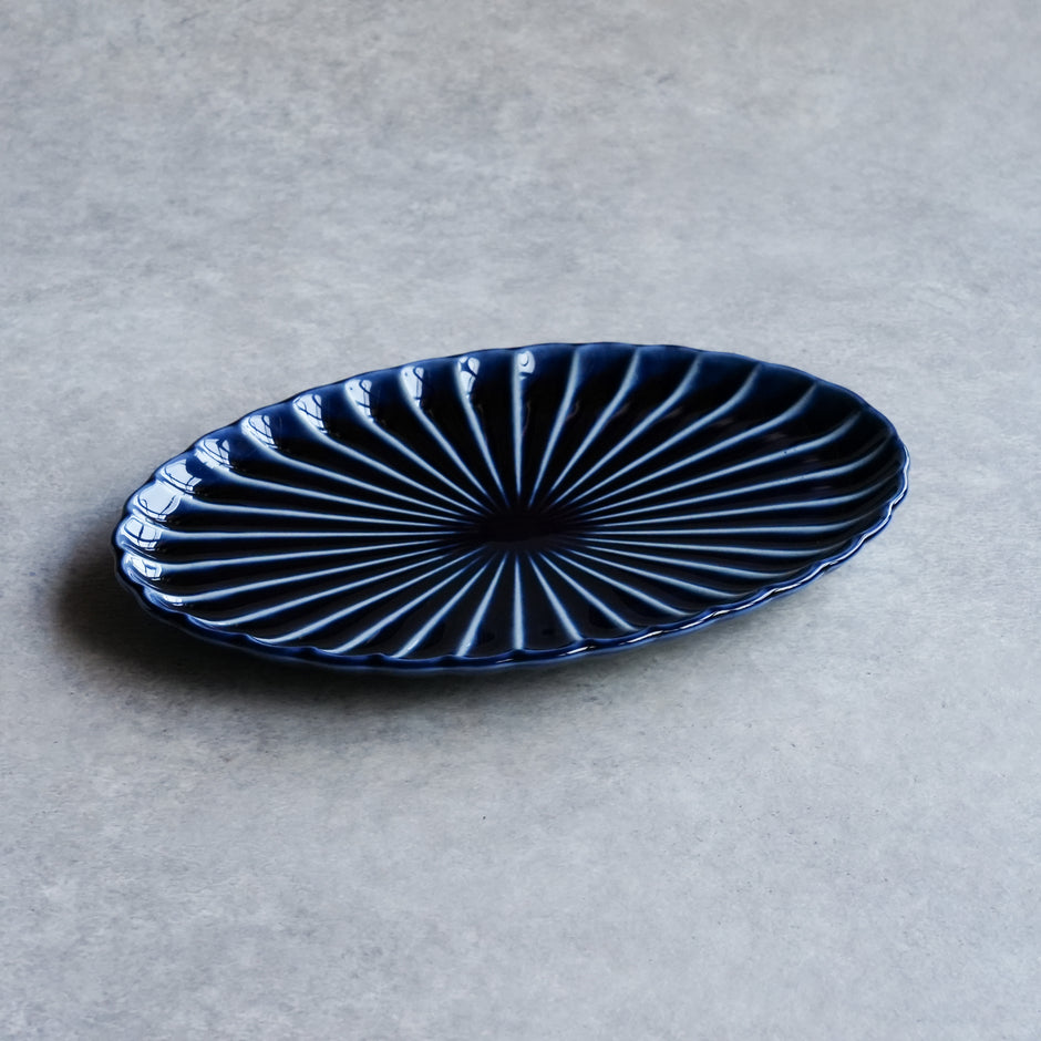 ぎやまん陶 楕円焼物皿 – カネコ小兵公式オンラインストア