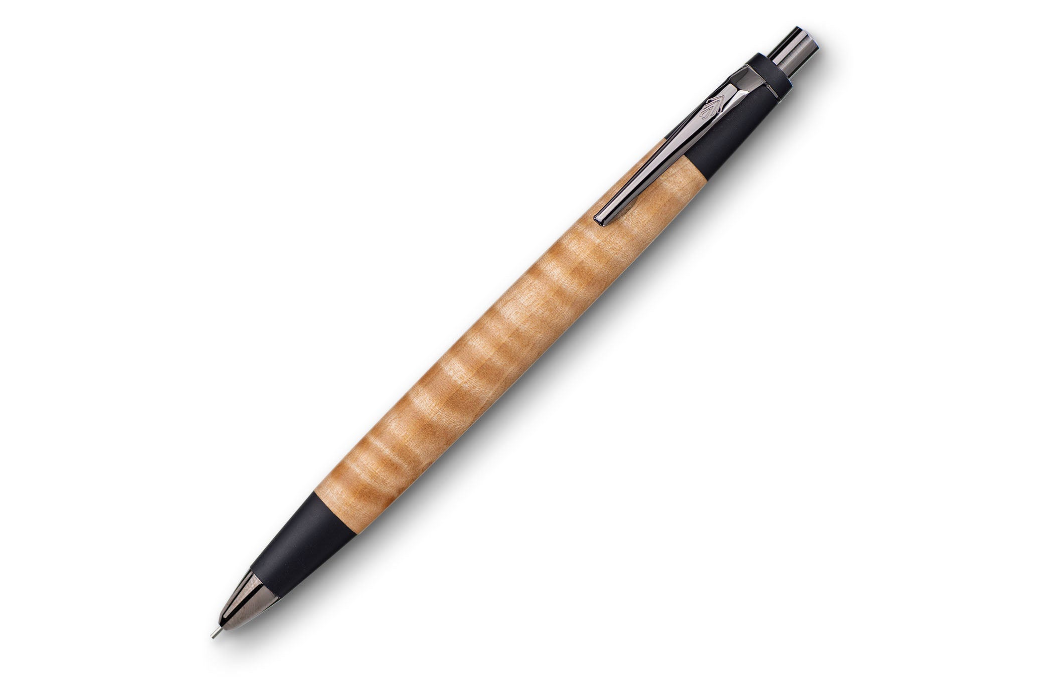 栃縮杢のシャープペンシル・ネオブラック – 野原工芸オンラインストア