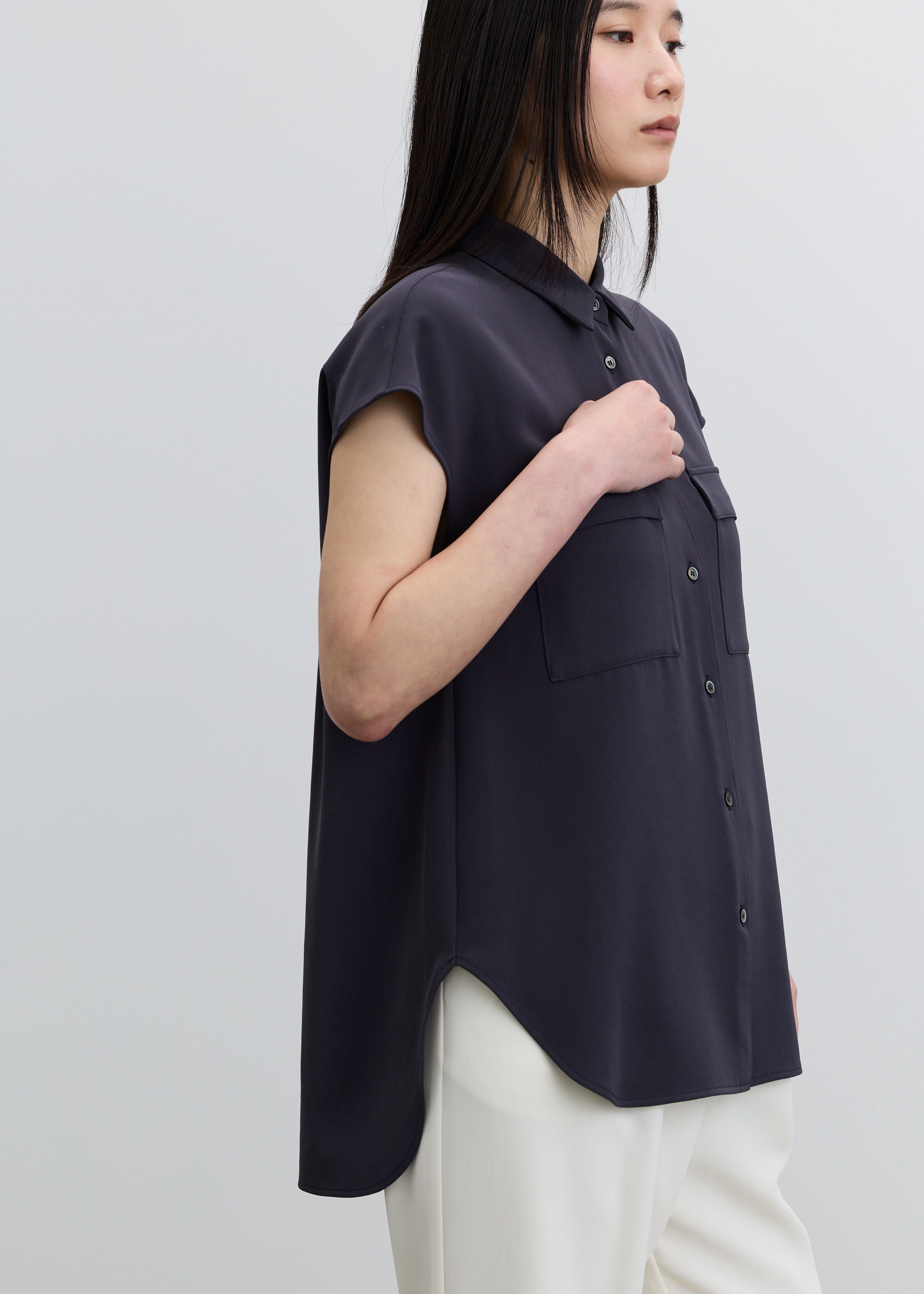 ヴィンテージサテンシャツ - SOÉJU online store｜上質な大人の女性の