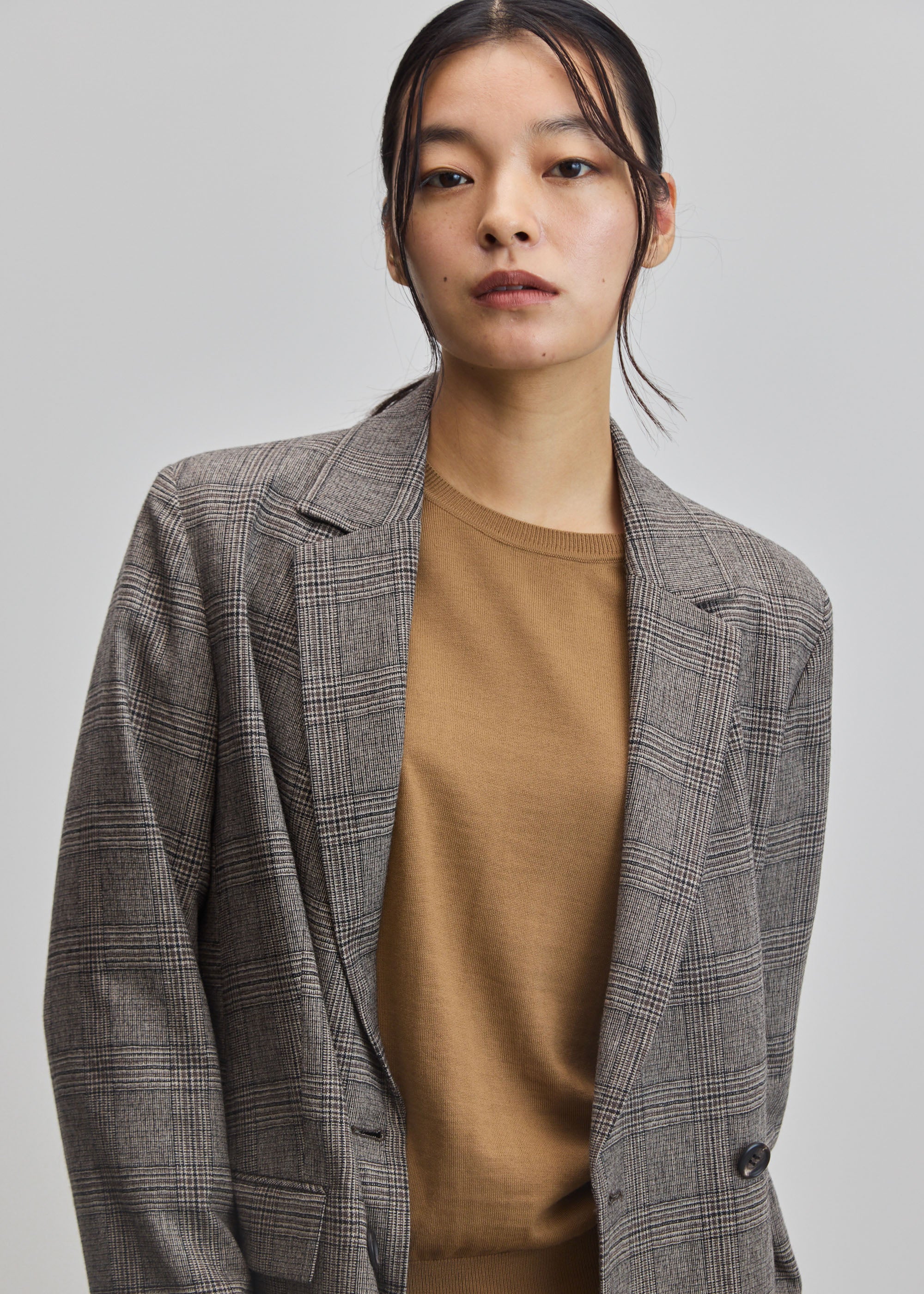 グレンチェックダブルジャケット- SOÉJU online store｜上質な大人の