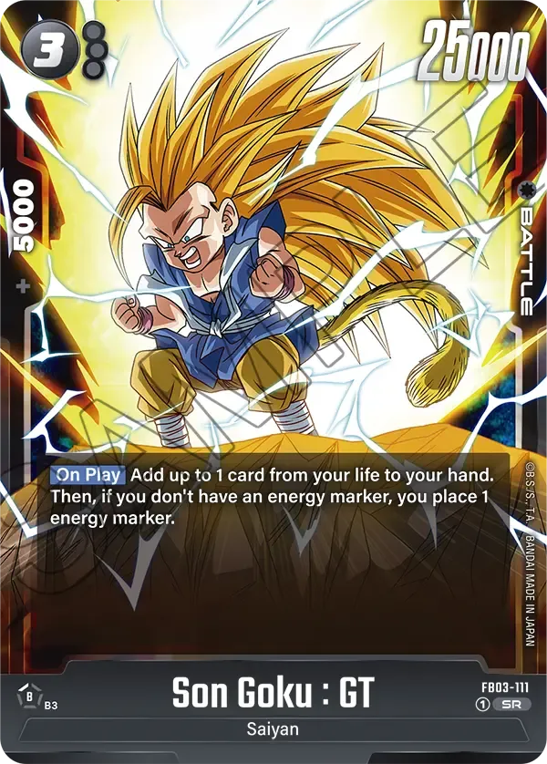 FB07-122 Son Goku : GT Dragon Ball Super Card Game Fusion World