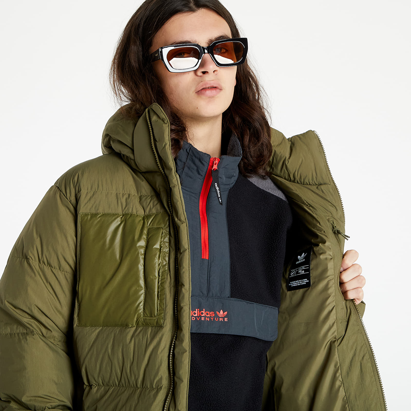 Jackets adidas Down Regen Puff Focus Olive (H13563) | Footshop