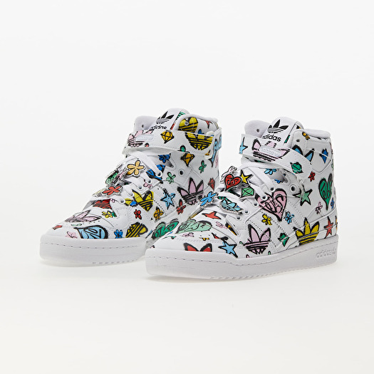 Men's shoes adidas x Jeremy Scott Forum 84 Hi Mono Ftw White/ Ftw