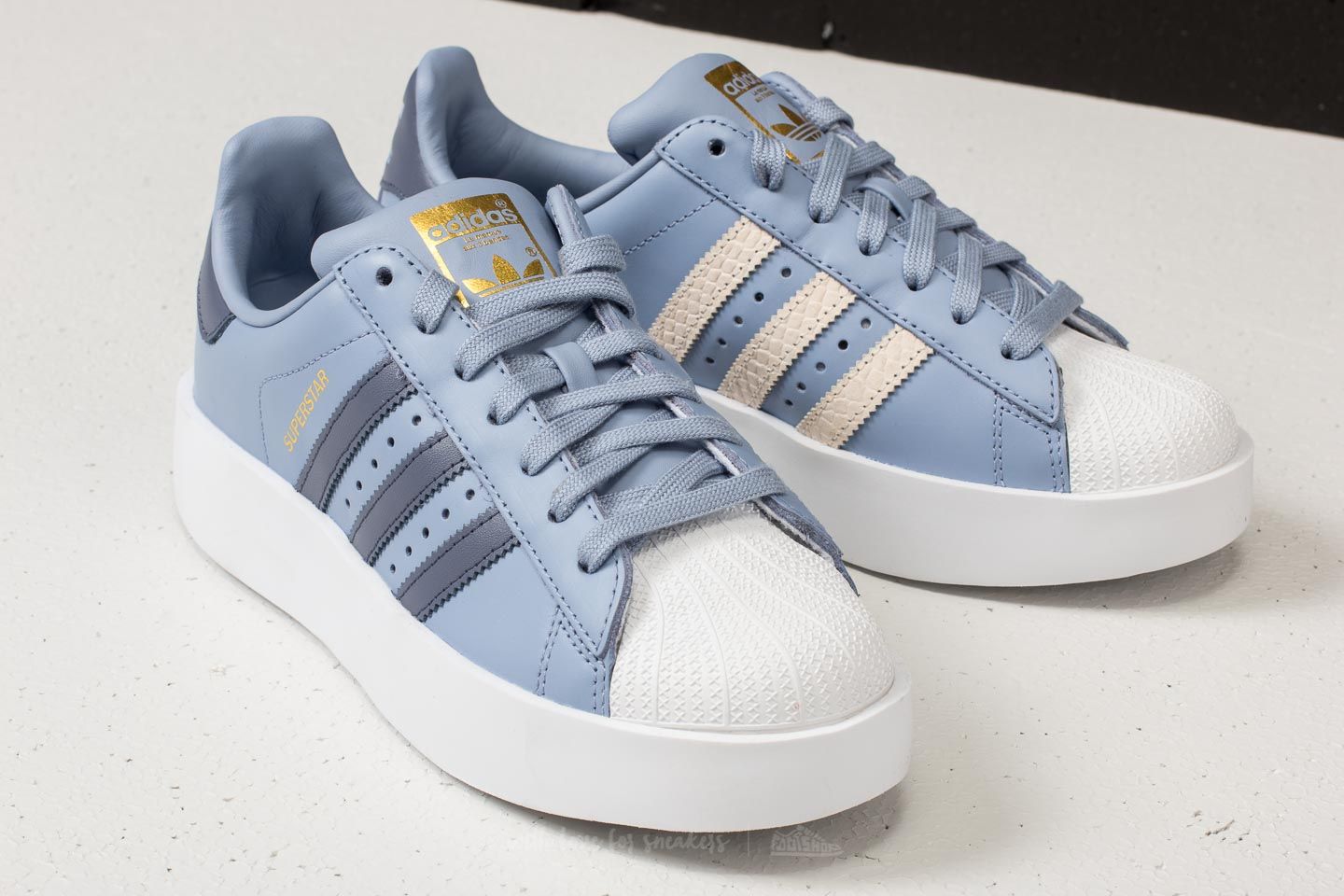 Women's shoes adidas Superstar Bold W Chalk Blue/ Raw Indigo/ Ftw