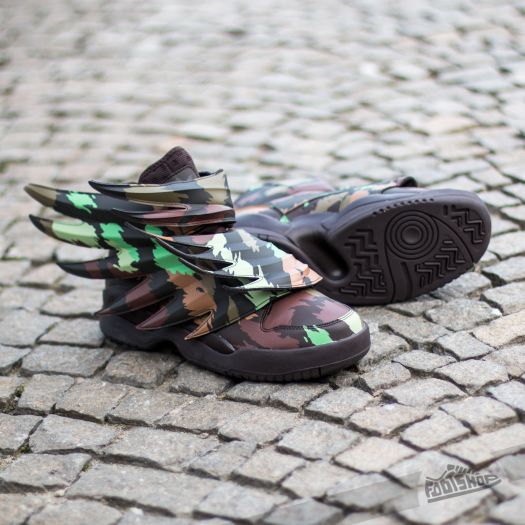 Мужская обувь adidas Jeremy Scott Wings 3.0 Print Blkwhi/ Blkwhi