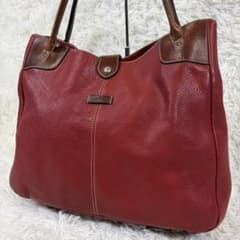 美品】ダニエルアンドボブ パネルイントートバッグ シボ革 大容量