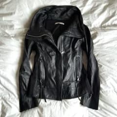 Ekam hommage ハイネック レザー ジャケット 00s y2k V系 - メルカリ