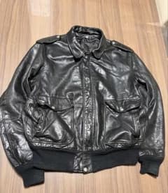 限定値下げショット A2 レザージャケット 46 黒 ブラック フライト
