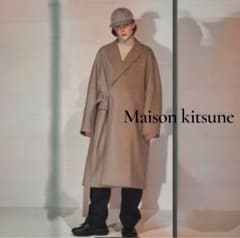 定価10万円・極美品】メゾンキツネ ロング タイロッケンコート - メルカリ