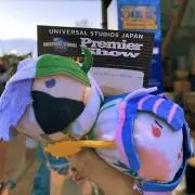 USJ ユニバ 名探偵コナン バッグチャーム 缶バッジ ぬいぐるみ 松田陣