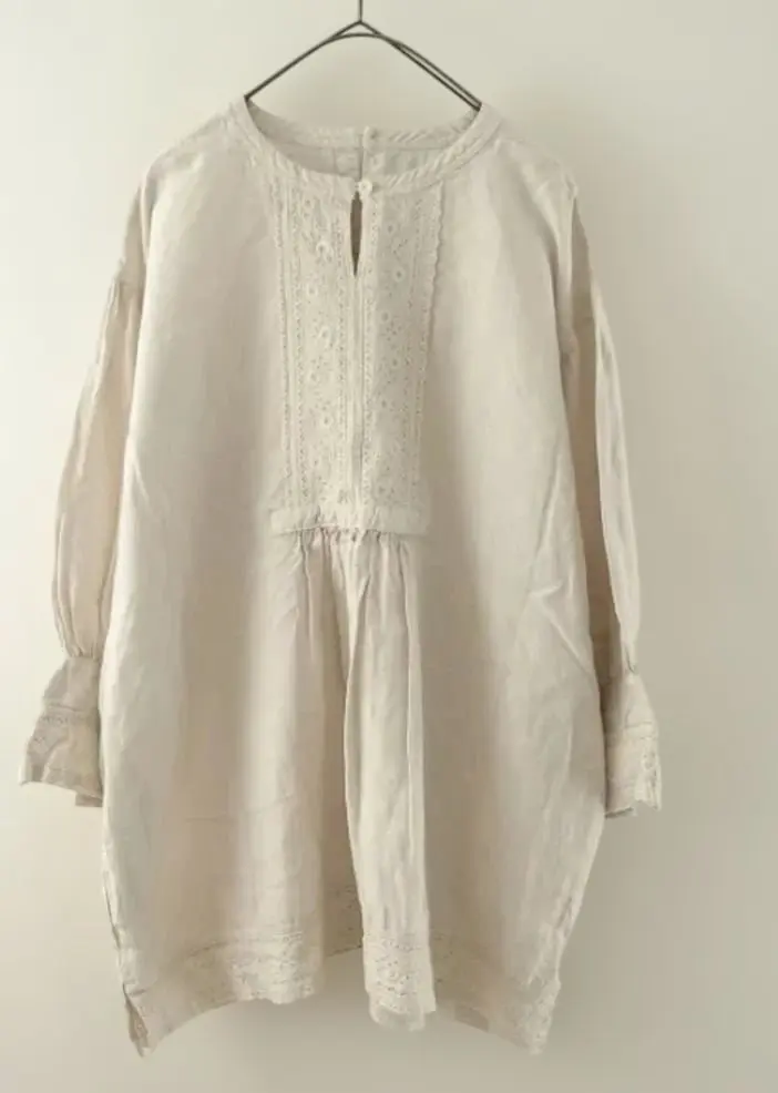 2026年最新】ネストローブ nest robeリネンショートスモックブラウスの