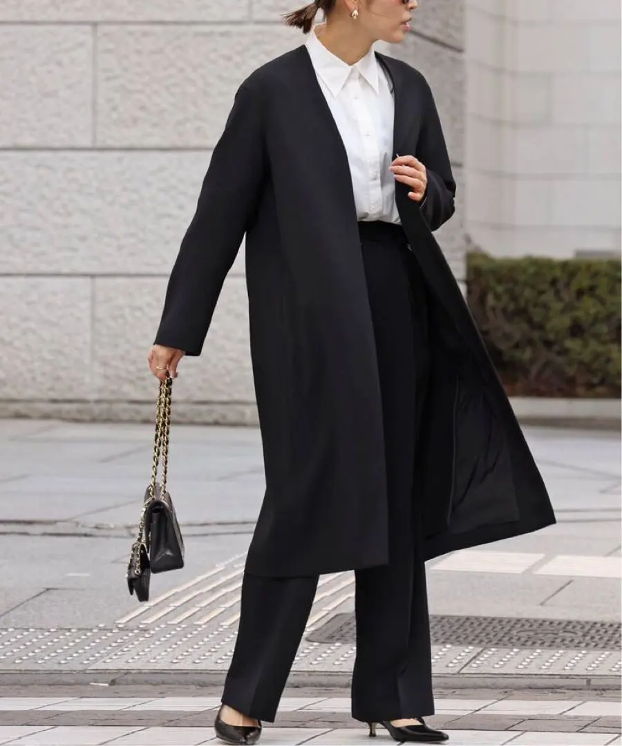 2026年最新】トリアセジョーゼットノーカラーコートの人気アイテム