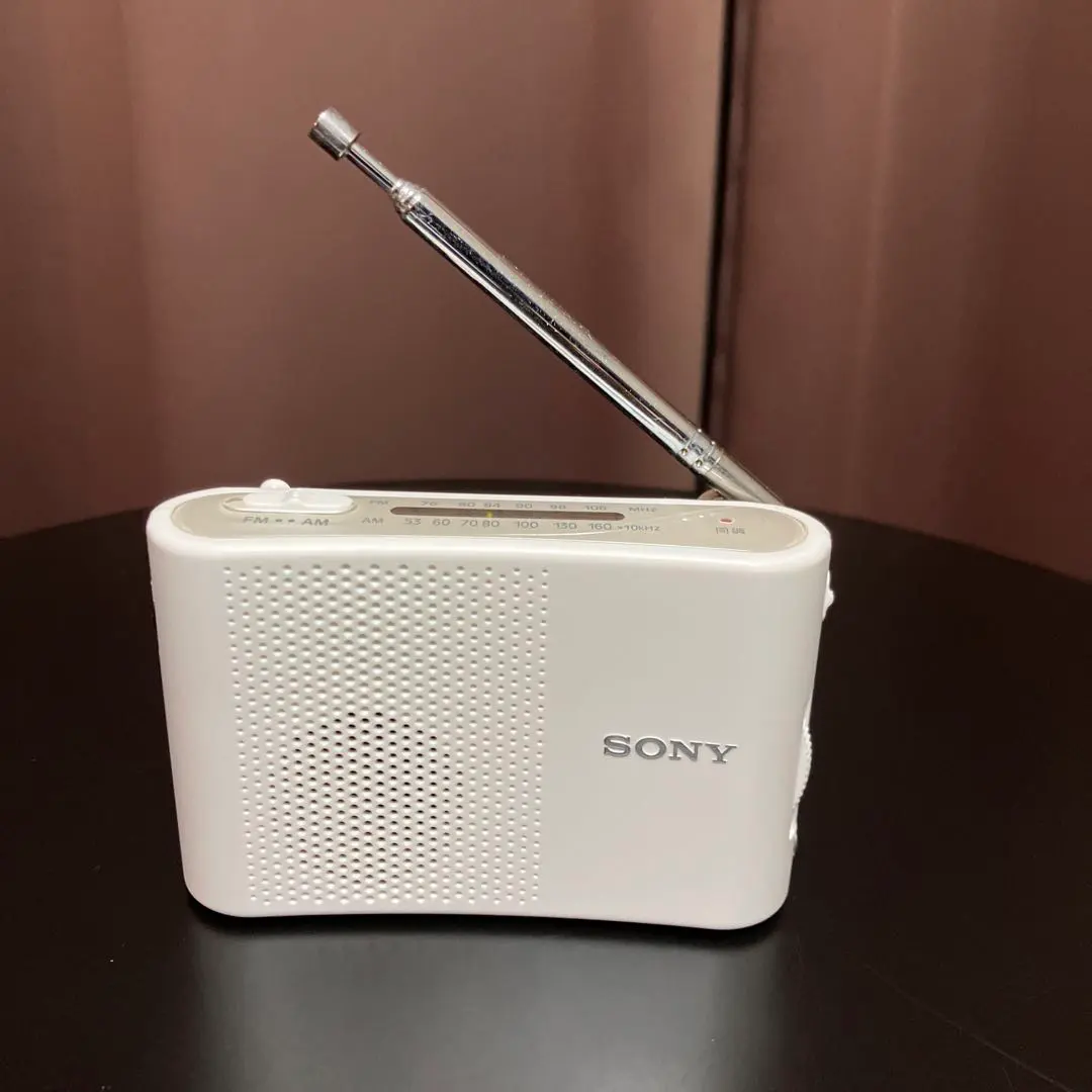 2026年最新】ソニー：FM/AMハンディーポータブルラジオ ホワイト ICF