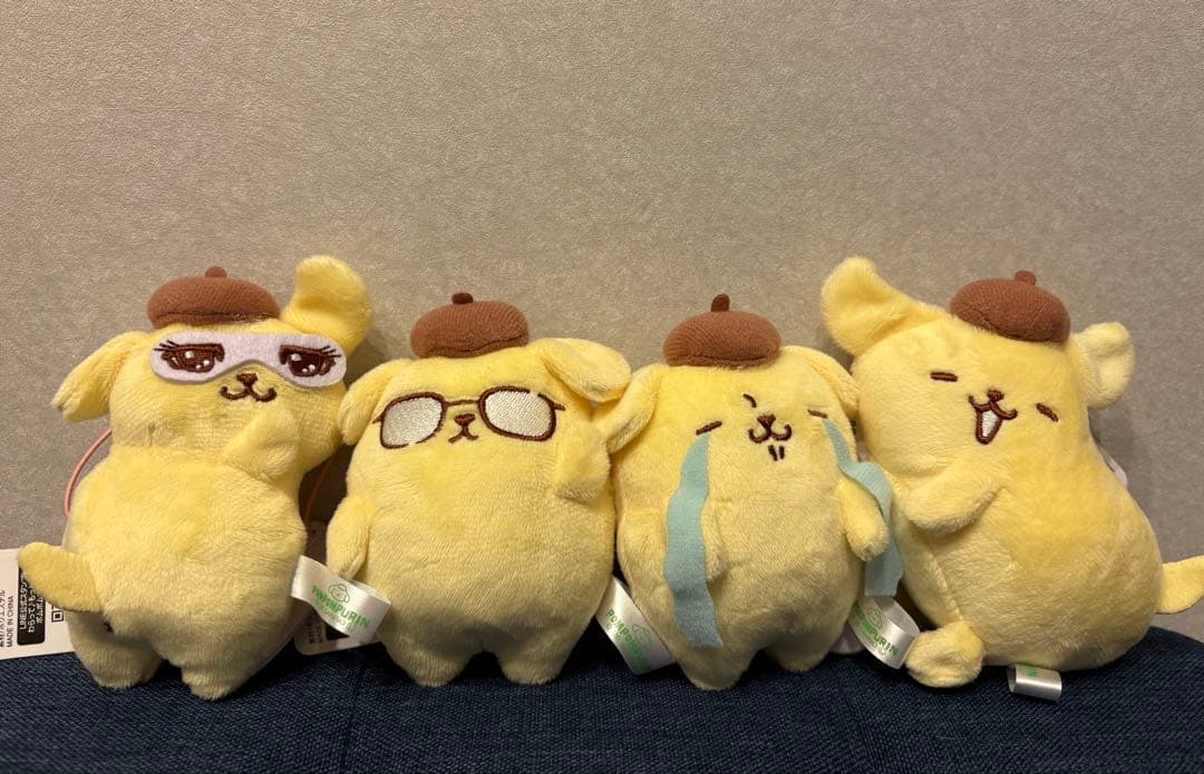 ポムポムプリン わらって♪もっと動くプリンマスコット 全4種セット